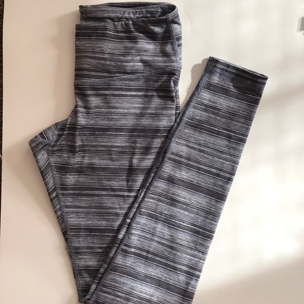 Striped workout pants